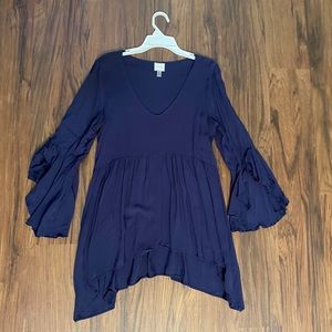 Dark Blue Blouse